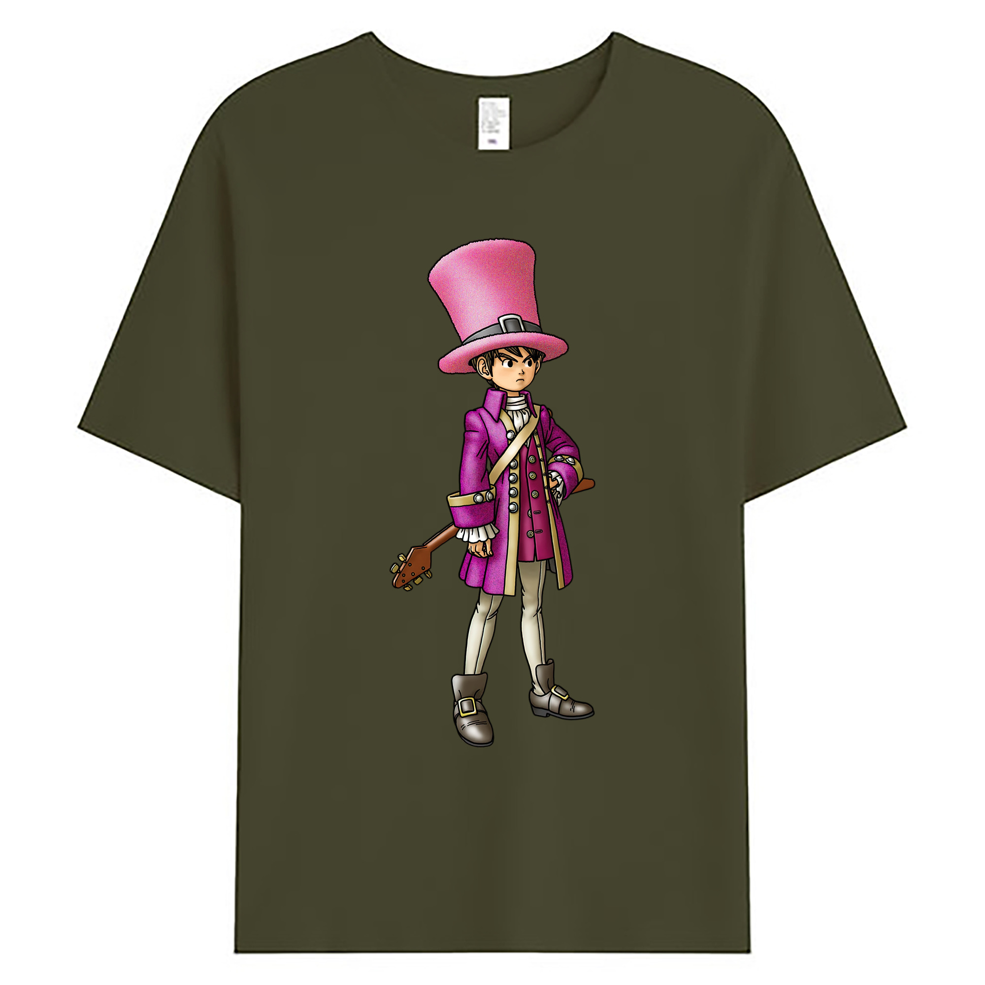 （画像用） ドラゴンクエスト Doragon Kuesuto Dragon Quest 綿100％ メンズ半袖Tシャツ｜肌触りやわらか＆通気性